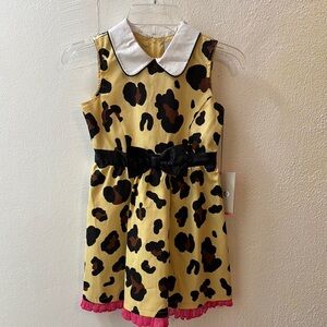 NWT Harajuku Lovers Leopard Print Ruffle Kids Dress
